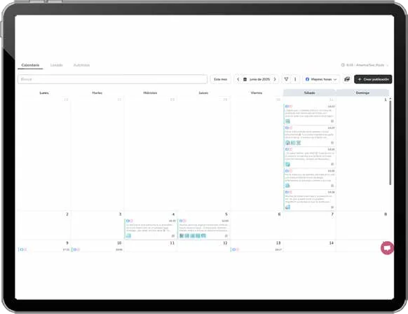 Plataforma de programación de publicaciones